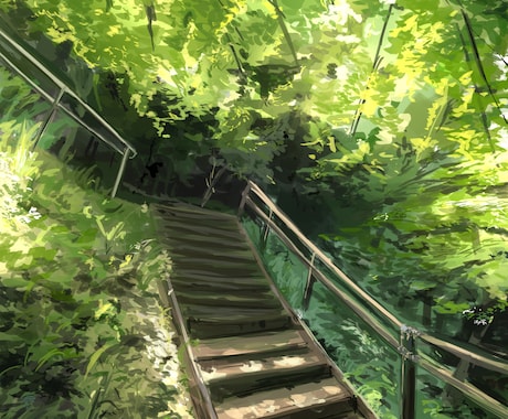 様々な背景・風景・コンセプトアートを描きます 配信や動画、MVなどで背景のみが必要な方へ イメージ2