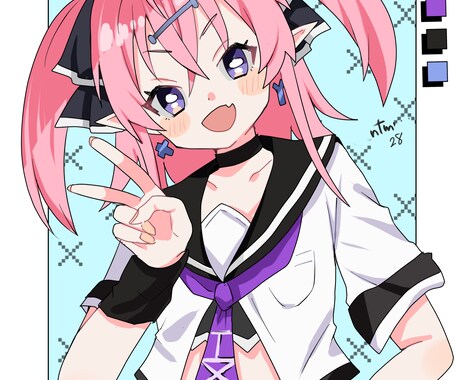かわいいデフォルメチックイラスト描きます カラフルでかわいいデフォルメチックイラスト！ イメージ2