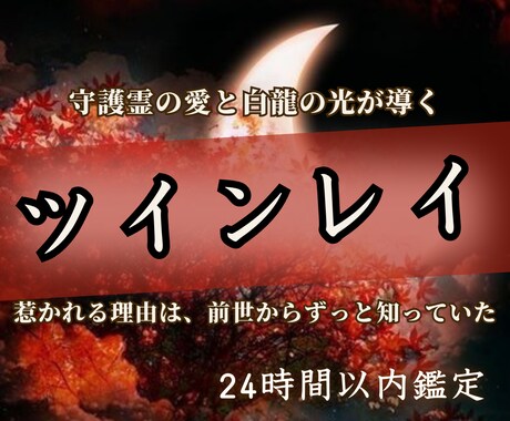 ツインレイ鑑定 ｜前世からの繋がりなのか占います 白龍様と守護霊様のお力で本来あるべき可能性へ導きます イメージ1