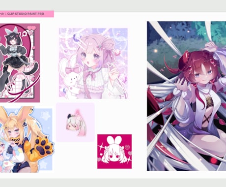 目を惹く可愛いイラスト・アイコン描きます ★商用利用込★ご相談だけでも可！何でもおまかせください！ イメージ2