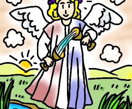 可愛い&優しい♡怖くない自作絵付タロット占いします ほっこり雰囲気の新感覚タロット占い。 イメージ1