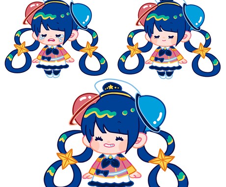 シンプルでかわいいミニキャラ描きます SNSアイコンや挿絵など様々なシーンで使えるイラスト！ イメージ2