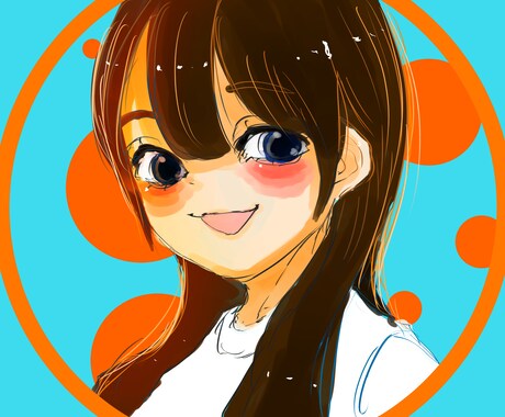 ふわふわとしたアイコン描きます 水彩で柔らかくかわいいアイコン！ イメージ2