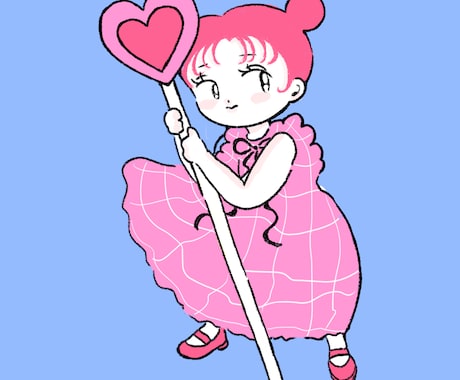 SNSで使えるアイコンや雰囲気のある似顔絵描きます 世界でひとつのオリジナルデザイン/ポップ/かわいい/レトロ イメージ2