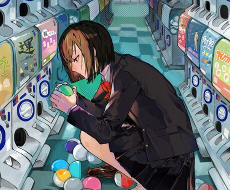厚塗り！アイコン・一枚絵・サムネ描きます 【厚塗り】ちびキャラ、等身もお任せを♪目を惹くイラスト制作 イメージ2