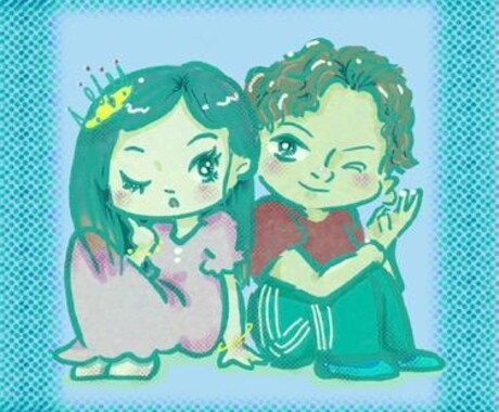 推し活似顔絵描きます 推し活しませんか？世界に一つの個性的な似顔絵イラスト描きます イメージ2