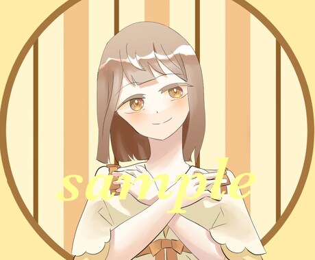 SNSアイコンお描きします 可愛らしいアイコンをご要望に合わせてお描きします！ イメージ2