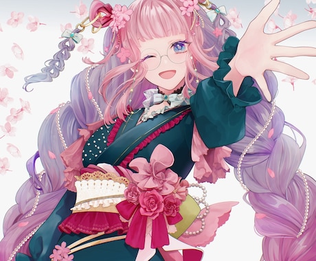 高クオリティ、綺麗め･女性向けイラスト制作します 中性的、耽美系な塗りと細かい線画が得意です！ イメージ2