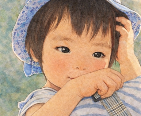 お写真からやさしい、温かみのあるイラスト作成します イメージ1