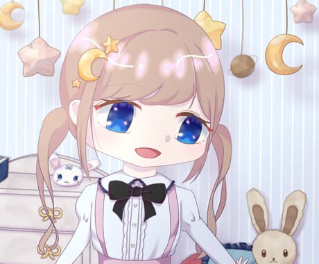 かわいいがたくさん詰まったイラスト描きます SNSなどのアイコンやヘッダーにどうぞ.ο✲ イメージ2
