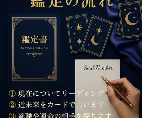 魂の羅針盤を描く完全カスタム鑑定書をお届けします 深層分析＋癒し＋未来の鍵をまとめてお届け イメージ2