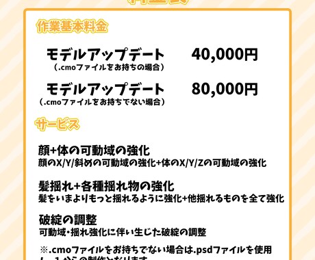 Vtuberモデルアップデートいたします 今のモデルを進化させませんか？細かい所一つからOK！ イメージ2