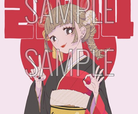 SNS等に使用できるアイコンお描きします 細かいご希望もお気軽にご相談ください イメージ2
