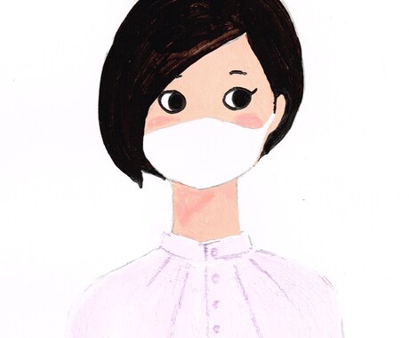 絵本のようなタッチで似顔絵描きます POPに似顔絵描きます（より丁寧に細かく描きます） イメージ1