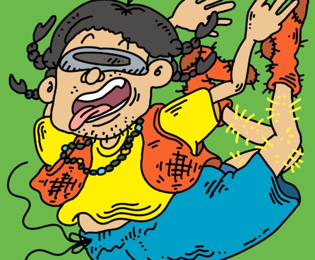 ポップで中毒性のあるあなただけのイラストつくります 量産型じゃ物足りない人へ。あなたのクセをキャラクターにします イメージ1
