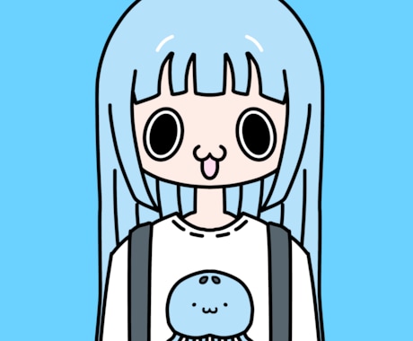 ゆるっとポップな映えアイコンを最安値で描きます SNSで瞬間的に覚えてもらいたい方に! イメージ1