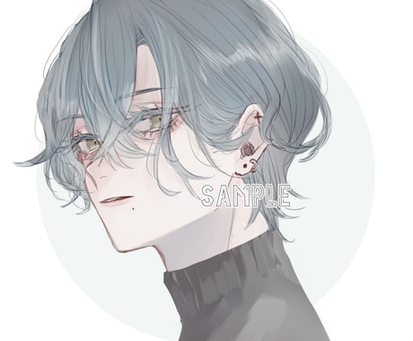 アイコン・立ち絵用イラストを制作いたします SNSや動画サイト、TRPGなどにてお使いいただけます イメージ2