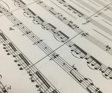 楽譜を清書します 手書きを、譜例を、自作を、移調を！ イメージ1