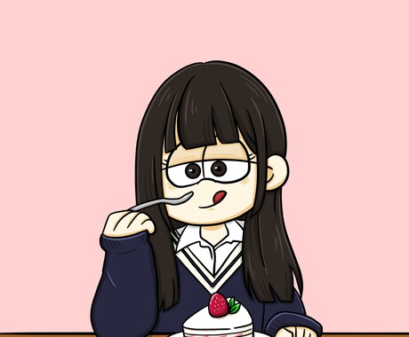 ポップで可愛い似顔絵を描きます まるでカートゥーンの世界に入ったような1枚に仕上がります✨️ イメージ2