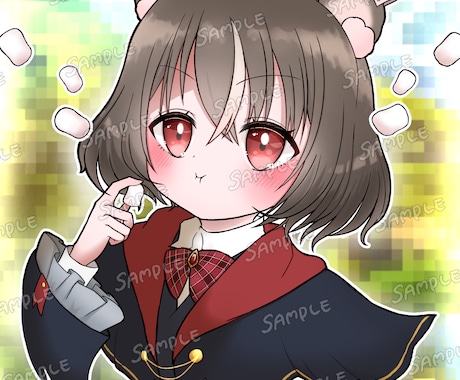 可愛い！でもどこかかっこいいアイコン描きます あなたの活動を後押しするイラストを描きます イメージ2