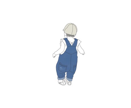 写真から線画イラストを作成します お子様や結婚式の記念やプレゼントにいかがですか？ イメージ2