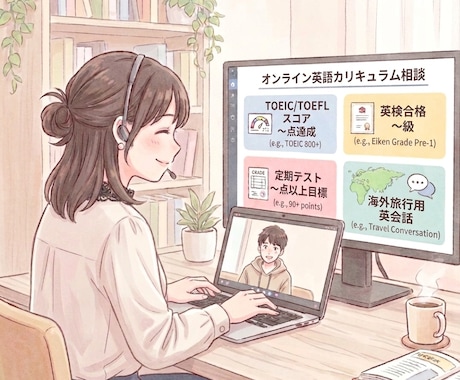 オーダーメイドの英語学習カリキュラムをお作りします イメージ1