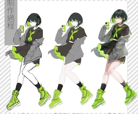 TRPGやその他立ち絵描きます 可愛い衣装を作るのが大好き！他サイトでの実績あり！ イメージ2