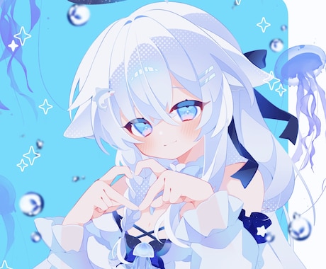 商用代無料！キラキラ可愛いイラスト描きます イメージ1