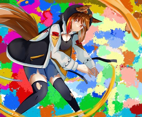 SNSアイコンからゲーム1枚絵までお受けします ケモミミ娘について幅広く対応いたします イメージ2