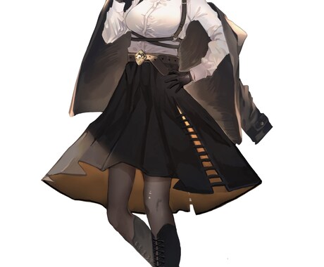 丁寧な全身立ち絵イラストを描きます TRPGや新規立ち絵等のイラストをお任せください♪ イメージ2