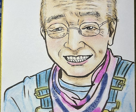 特徴を誇張しない優しい似顔絵作成します ペット、家族、カップル、お祝い、インテリアにいかがですか？ イメージ1