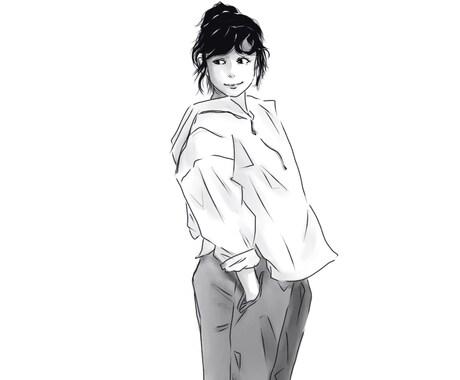 シンプルな似顔絵イラストを制作いたします イメージ1