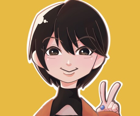 カートゥーン風のポップなSNSアイコン描きます 個性的でポップなイラストをSNSアイコンに！！ イメージ2