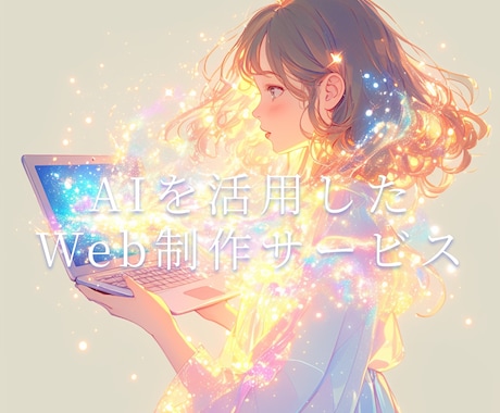 シンプルなWebサイト作成します AIで作るシンプルで動きのあるWebサイト作成 イメージ1