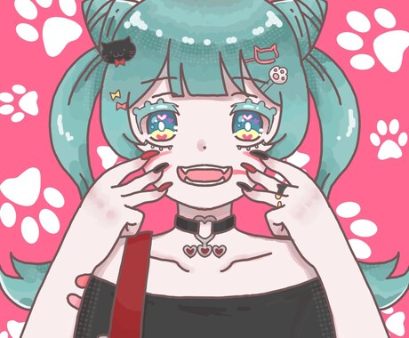 本家様の印象を大切にオリジナルサムネを描きます 歌ってみたの1枚絵 他より安く最大限のクオリティで イメージ1