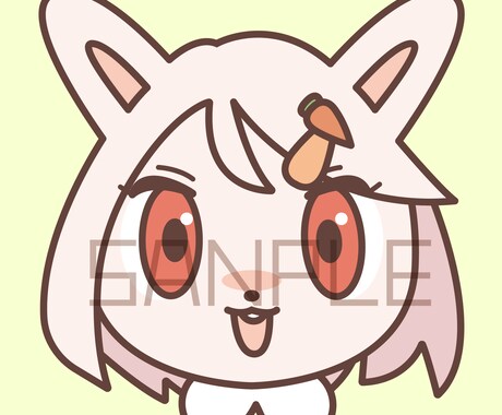 デフォルメキャラクターのアイコンを作成します ケモノや人間のデフォルメイラスト作成 イメージ2