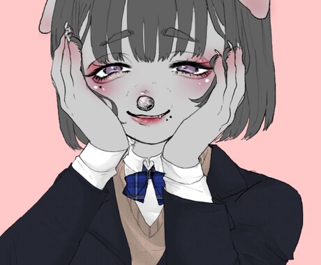 獣人のSNSアイコンを制作します オリジナルの獣人のSNSアイコン描かせて頂きます イメージ2