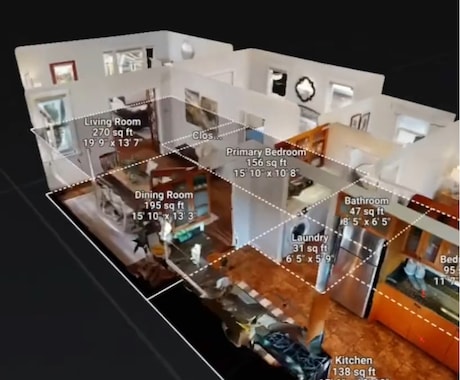 店舗や物件の魅力を引き出した3D写真を撮影します 3Dモデリングのインスタ・HP・広告などの撮影代行いたします イメージ2
