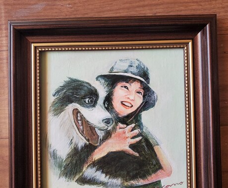 全世代対応！唯一無二の似顔絵描きます 芸大卒の絵描きが貴方の思い出の写真を「アート作品」にします。 イメージ2