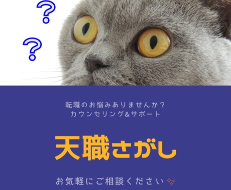 人事職の視点から、転職活動のお悩みをお聴きします 是非、天職さがしのをお手伝いさせて下さい！ イメージ1