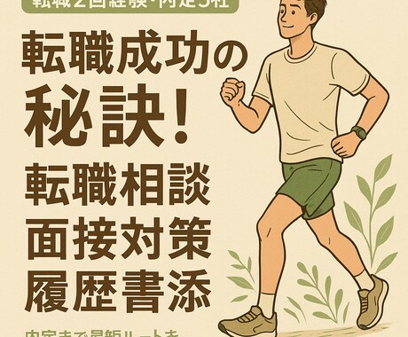 就職の秘訣を2回転職、5社内定のプロがお教えします 相談・履歴書・面接対策まであなたに沿って幅広くサポート！ イメージ2