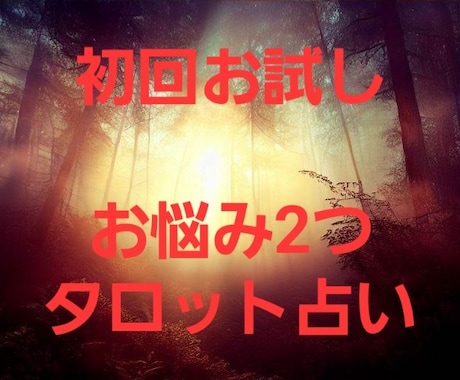 初回限定 お悩み2つ占います 今日何食べよう？などの小さいお悩みでもしっかり占います！