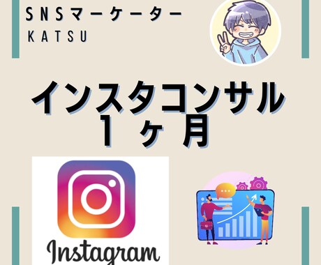 1ヶ月間インスタ運用のコンサルします ココナラでの実績作りのため”先着10名”格安でやります！ イメージ1