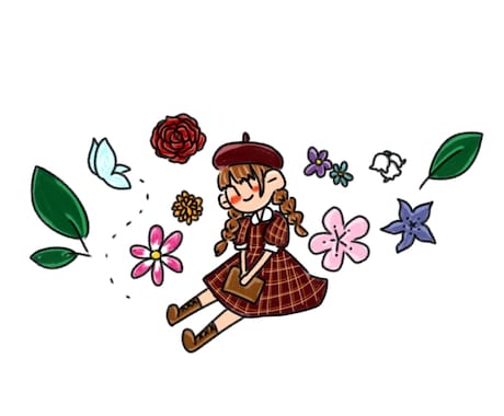 優しいタッチのイラスト描きます イメージ1