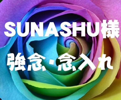SUNASHO様限定 強念・念入れします 「特別枠」叶えたいことを大切な  