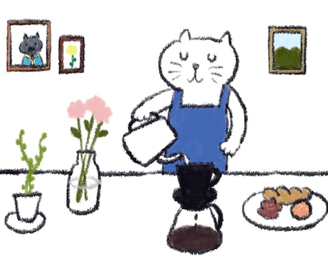 オリジナルのイラストを描きます さまざまなシチュエーションのイラストを丁寧に制作します。 イメージ2