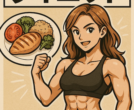 ダイエットの食事やトレーニングお手伝いします 初めての方からボディメイクしてる方までアドバイスします！ イメージ1