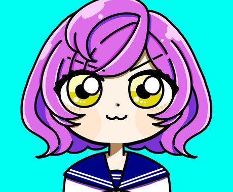 SNS等のアイコンに！かわいいアイコン描きます シンプルな線のかわいいアイコン描きます！ イメージ1