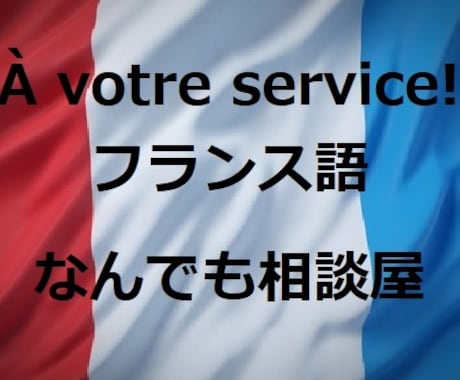 フランス語 なんでも屋。ご相談なんでも承ります フランス語で困ったときは、まずご連絡ください！ イメージ1