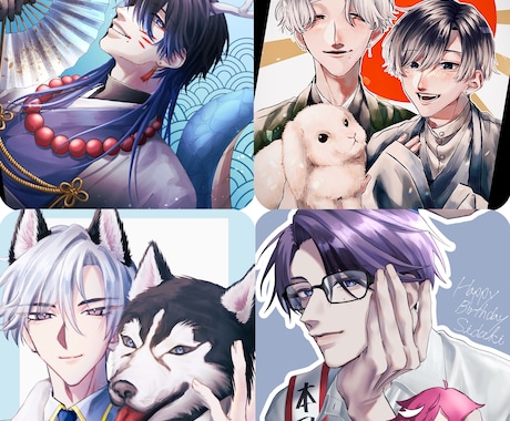 TRPG立ち絵などのイラスト制作いたします TRPG立ち絵など幅広くイラスト制作を承ります！ イメージ2